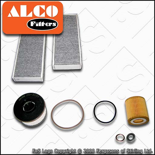 SERVICE KIT for PEUGEOT 308 1.5 BLUEHDI OIL FUEL CABIN FILTERS (2017-2021)