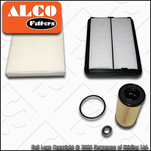 SERVICE KIT for NISSAN QASHQAI J11 1.5 DCI ALCO OIL AIR CABIN FILTER (2018-2021)