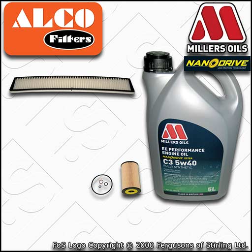 SERVICE KIT for BMW 3 SERIES E46 316I 318I M43 OIL CABIN FILTER +OIL (1997-2002)