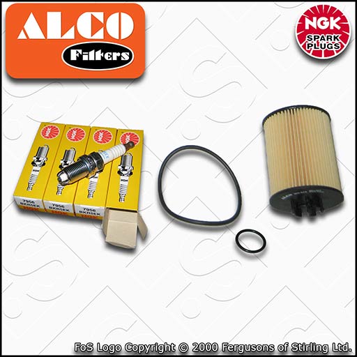 VAUXHALL/OPEL CORSA MK2 C 1.2 OIL FILTER SPARK PLUGS SERVICE KIT (2000-2004)