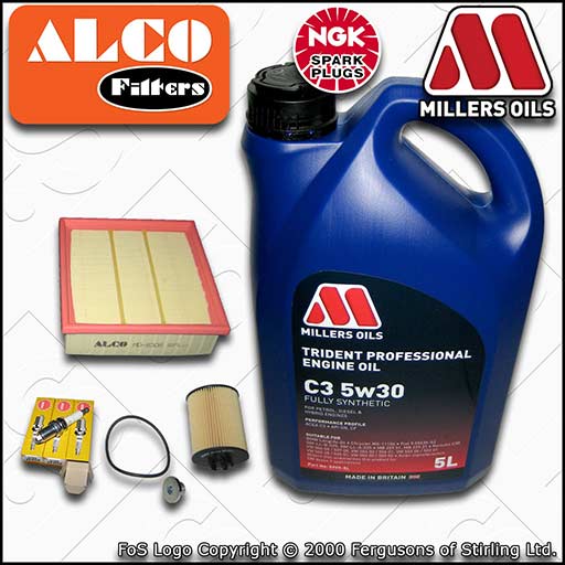 SERVICE KIT VAUXHALL OPEL CORSA D 1.0 Z10XEP<19MA9234 OIL AIR FILTERS PLUGS +OIL