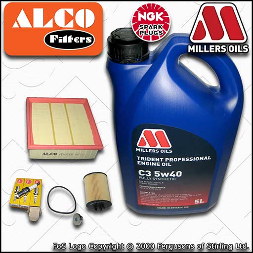 SERVICE KIT VAUXHALL OPEL CORSA D 1.0 Z10XEP<19MA9234 OIL AIR FILTERS PLUGS +OIL