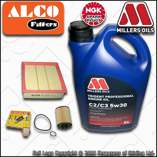 SERVICE KIT VAUXHALL OPEL CORSA D 1.4 Z14XEP<19MA9234 OIL AIR FILTERS PLUGS +OIL