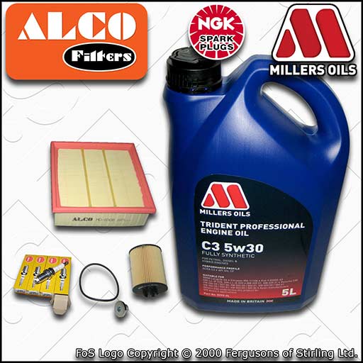 SERVICE KIT VAUXHALL OPEL CORSA D 1.4 Z14XEP<19MA9234 OIL AIR FILTERS PLUGS +OIL