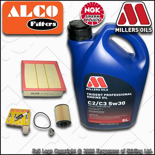 SERVICE KIT VAUXHALL OPEL CORSA D 1.2 Z12XEP<19MA9234 OIL AIR FILTERS PLUGS +OIL