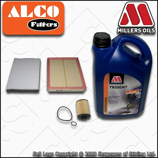 VAUXHALL/OPEL ASTRA H MK5 1.4 (->19MA9234) OIL AIR CABIN FILTER SERVICE KIT +OIL