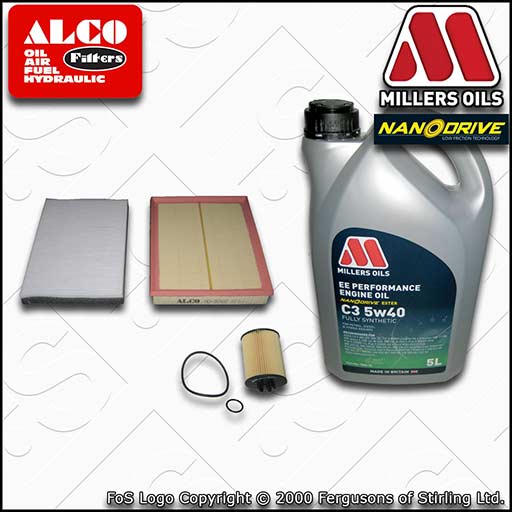 VAUXHALL/OPEL ASTRA H MK5 1.4 (->19MA9234) OIL AIR CABIN FILTER SERVICE KIT +OIL