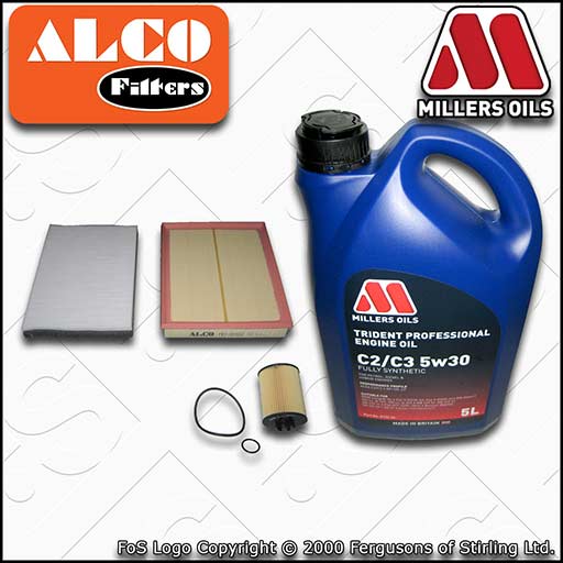 VAUXHALL/OPEL ASTRA H MK5 1.4 (->19MA9234) OIL AIR CABIN FILTER SERVICE KIT +OIL