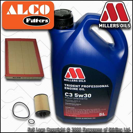 VAUXHALL/OPEL CORSA MK2 C 1.0 TWINPORT OIL AIR FILTER SERVICE KIT +OIL 2003-2006