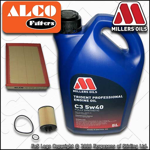 VAUXHALL/OPEL CORSA MK2 C 1.2 TWINPORT OIL AIR FILTER SERVICE KIT +OIL 2004-2006