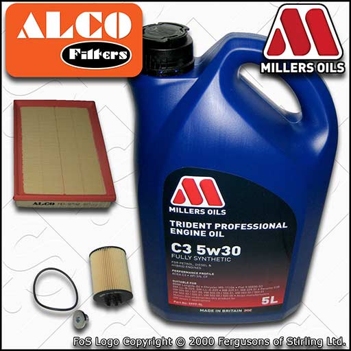 VAUXHALL/OPEL CORSA MK2 C 1.2 TWINPORT OIL AIR FILTER SERVICE KIT +OIL 2004-2006