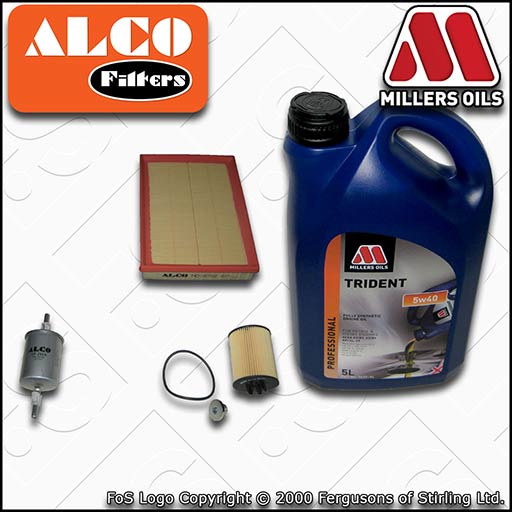 VAUXHALL/OPEL CORSA MK2 C 1.2 OIL AIR FUEL FILTER SERVICE KIT +OIL (2000-2006)