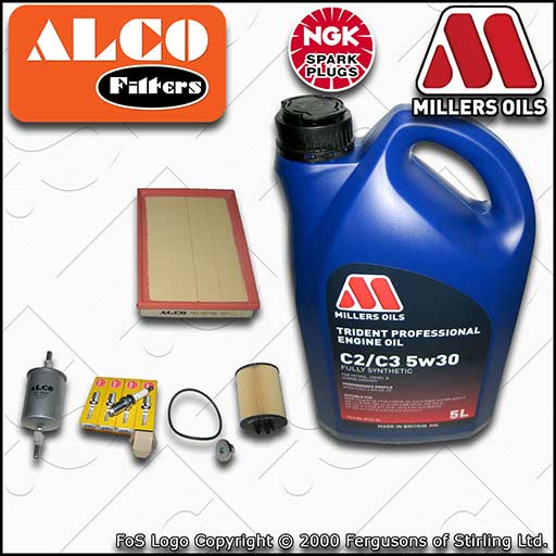 SERVICE KIT for VAUXHALL TIGRA 1.4 ->19MA9234 OIL AIR FUEL FILTER PLUG+OIL 04-07