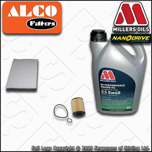 VAUXHALL/OPEL ASTRA H MK5 1.4 (->19MA9234) OIL CABIN FILTER SERVICE KIT +EE OIL
