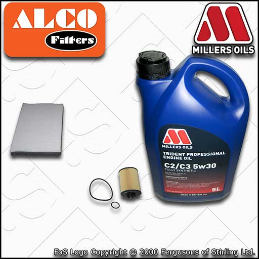 VAUXHALL/OPEL ASTRA H MK5 1.4 (->19MA9234) OIL CABIN FILTER SERVICE KIT +OIL