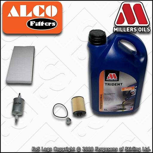 VAUXHALL/OPEL CORSA MK2 C 1.2 OIL FUEL CABIN FILTER SERVICE KIT +OIL (2000-2006)