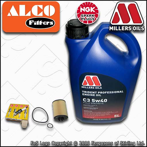 VAUXHALL/OPEL ASTRA H MK5 1.4 (->19MA9234) OIL FILTER PLUGS SERVICE KIT +C3 OIL