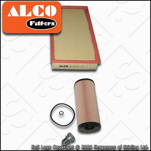SERVICE KIT for AUDI A3 (8L) 1.9 TDI ALCO OIL AIR FILTERS (1996-2003)