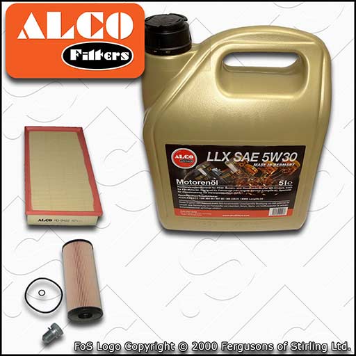 SERVICE KIT for VW NEW BEETLE 1.9 TDI OIL AIR FILTER +C3 5w30 OIL (1998-2010)