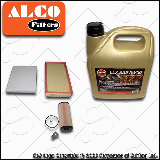 SERVICE KIT for SKODA OCTAVIA 1U 1.9 SDI TDI ALCO OIL AIR CABIN FILTER OIL 98-10