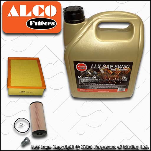 SERVICE KIT for AUDI A4 (B7) 2.0 TDI 8V BPW BRC OIL AIR FILTERS +OIL (2004-2008)