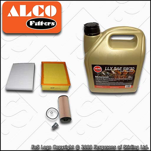 SERVICE KIT for AUDI A4 (B7) 2.0 TDI 8V BPW BRC OIL AIR CABIN FILTERS +OIL 04-08