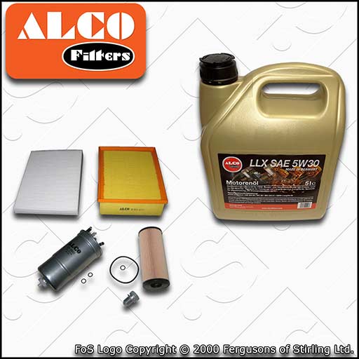 SERVICE KIT AUDI A4 1.9 TDI AVB AVF AWX BKE BRB OIL AIR FUEL CABIN FILTERS +OIL