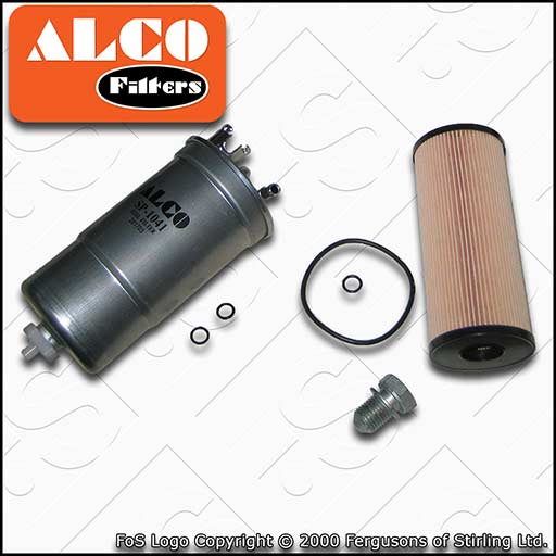 SERVICE KIT for VW NEW BEETLE 1.9 TDI ALCO OIL FUEL FILTER (1998-2010)
