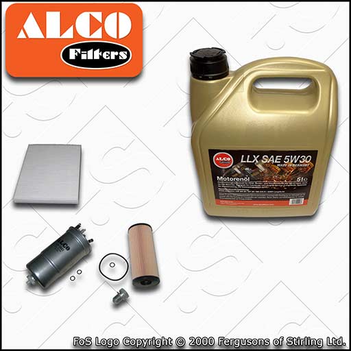 SERVICE KIT for VW NEW BEETLE 1.9 TDI OIL FUEL CABIN FILTER +C3 OIL (1998-2010)