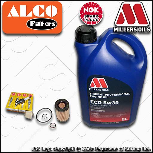 SERVICE KIT for RENAULT CLIO MK2 1.2 8V OIL FILTER PLUGS +ECO OIL (2000-2003)