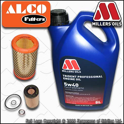 SERVICE KIT for RENAULT CLIO MK2 1.2 8V OIL AIR FILTERS +5w40 OIL (2000-2003)