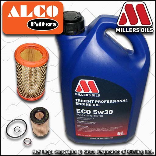 SERVICE KIT for RENAULT CLIO MK2 1.2 8V OIL AIR FILTER +ECO 5w30 OIL (2000-2003)