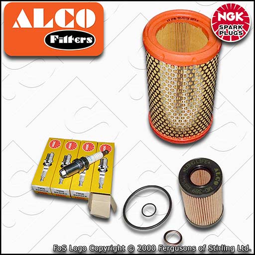 SERVICE KIT for RENAULT CLIO MK2 1.2 8V OIL AIR FILTERS SPARK PLUGS (2000-2003)