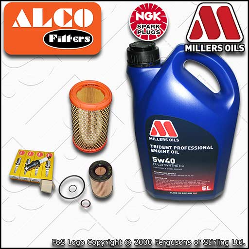 SERVICE KIT for RENAULT CLIO MK2 1.2 8V OIL AIR FILTERS PLUGS +OIL (2000-2003)