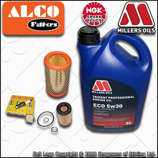 SERVICE KIT for RENAULT CLIO MK2 1.2 8V OIL AIR FILTERS PLUGS +OIL (2000-2003)