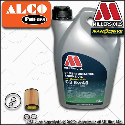 SERVICE KIT for VAUXHALL/OPEL ASTRA H 1.7 CDTI OIL FILTER +5w40 OIL (2004-2009)