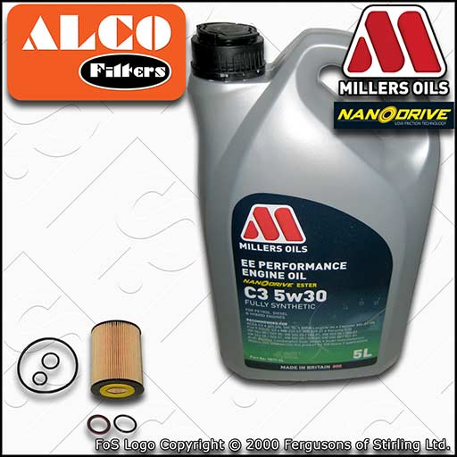 SERVICE KIT for VAUXHALL/OPEL ASTRA H 1.7 CDTI OIL FILTER +5w30 OIL (2004-2009)