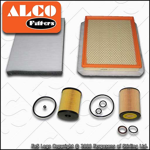 SERVICE KIT for VAUXHALL/OPEL ASTRA H 1.7 CDTI OIL AIR FUEL CABIN FILTER (04-09)