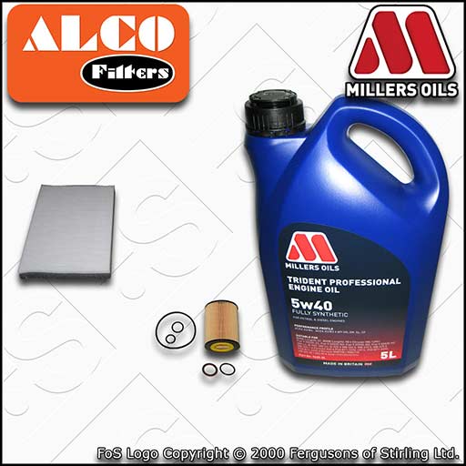 SERVICE KIT for VAUXHALL/OPEL ASTRA H 1.7 CDTI OIL CABIN FILTER +OIL (2004-2009)