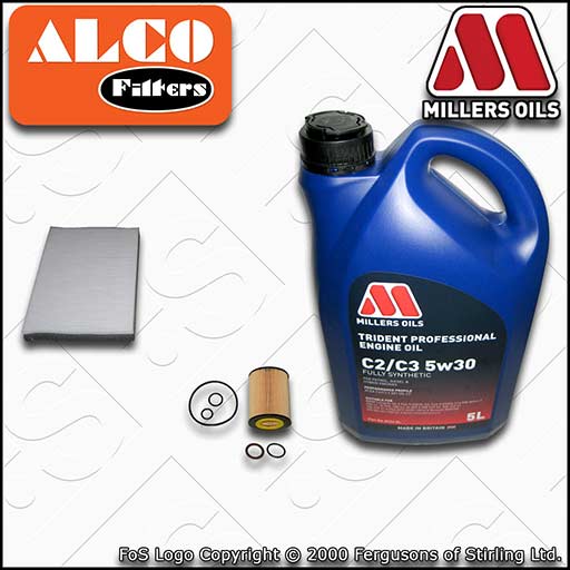 SERVICE KIT for VAUXHALL/OPEL ASTRA H 1.7 CDTI OIL CABIN FILTER +OIL (2004-2009)