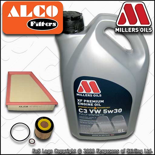 SERVICE KIT for VW FOX 1.2 OIL AIR FILTERS +XF C3 APPROVED OIL (2005-2011)