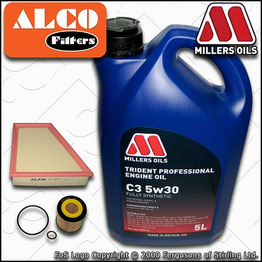 SERVICE KIT for SKODA RAPID NH 1.2 OIL AIR FILTERS +C3 5w30 OIL (2012-2015)