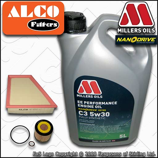 SERVICE KIT for SKODA RAPID NH 1.2 OIL AIR FILTERS +EE 5w30 OIL (2012-2015)