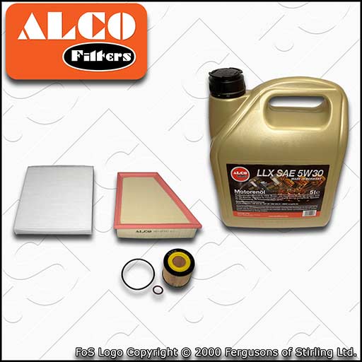 SERVICE KIT for VW FOX 1.2 ALCO OIL AIR CABIN FILTERS +C3 OIL (2005-2011)