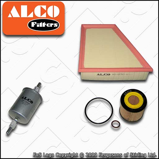 SERVICE KIT for VW FOX 1.2 ALCO OIL AIR FUEL FILTERS (2005-2011)