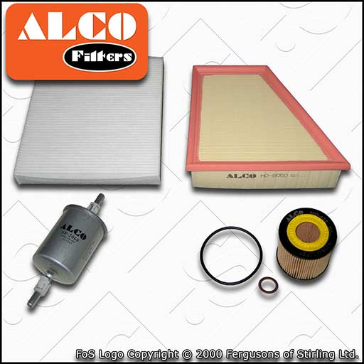 SERVICE KIT for VW FOX 1.2 ALCO OIL AIR FUEL CABIN FILTERS (2005-2011)