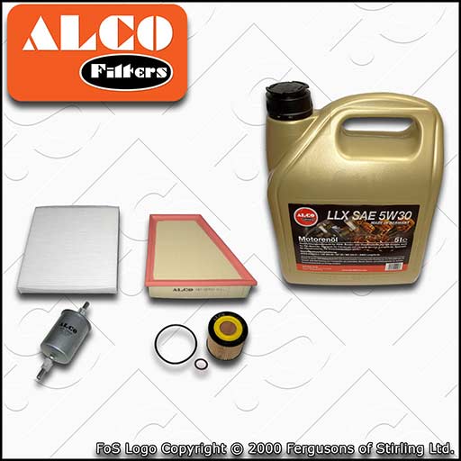 SERVICE KIT for VW FOX 1.2 ALCO OIL AIR FUEL CABIN FILTERS +C3 OIL (2005-2011)