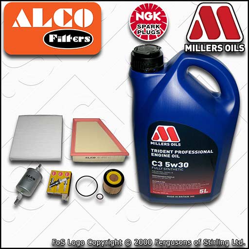 SERVICE KIT for VW FOX 1.2 CHFA CHFB OIL AIR FUEL CABIN FILTERS PLUGS +OIL 05-11