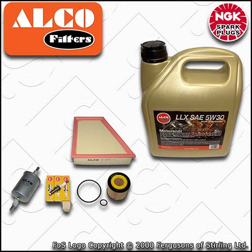 SERVICE KIT for VW FOX 1.2 BMD OIL AIR FUEL FILTERS PLUGS +C3 OIL (2005-2007)