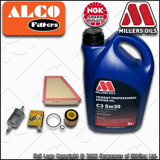 SERVICE KIT for VW FOX 1.2 OIL AIR FUEL FILTERS PLUGS +OIL (2007-2011)
